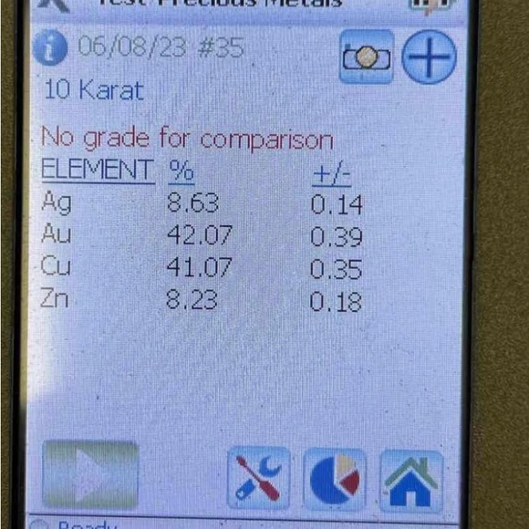 Aquamarine, stunning Vintage Past/Present/Future 10 k yellow gold pendant - Picture 9 of 9